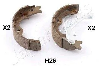 JAPANPARTS GFH26AF Колодки торм.бараб. Стоян.торм.