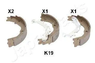 JAPANPARTS GFK19AF Колодки торм.барабанные hb