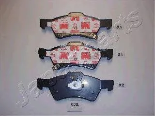JAPANPARTS PA002AF Колодки торм.диск.