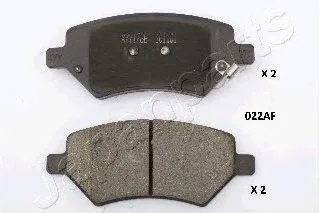 JAPANPARTS PA022AF Колодки торм.передние Chery A3 Tiggo 1.6-2.0 05>
