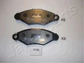 JAPANPARTS PA114AF Колодки торм.диск. Niss Kubistar 03-
