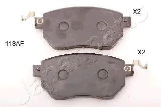 JAPANPARTS PA118AF Колодки торм. диск Inf FX3545 03-
