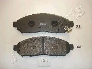JAPANPARTS PA121AF Колодки торм. Pathfinder 2.5 dCi 4WD