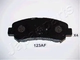 JAPANPARTS PA123AF Колодки торм.передние Nissan Qashqai 1.6-2.5i1.5-2.0dCi 07>