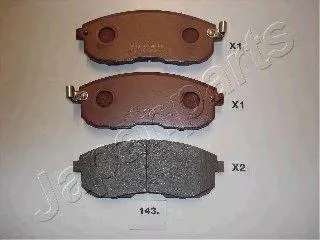 JAPANPARTS PA143AF Колодки торм.передние Nissan Maxima