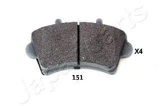 JAPANPARTS PA151AF Колодки торм.передние