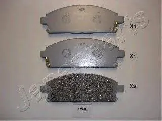 JAPANPARTS PA154AF Колодки торм. дисковые