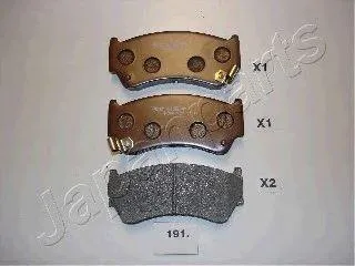 JAPANPARTS PA191AF Колодки торм.передние Nissan Almera