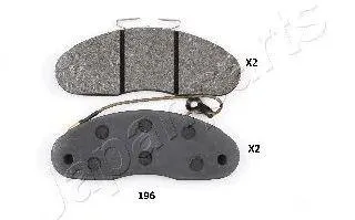 JAPANPARTS PA196AF Колодки торм.передние