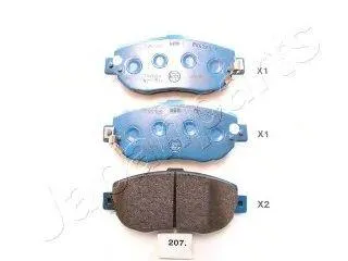 JAPANPARTS PA207AF Колодки торм.диск.