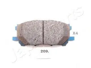 JAPANPARTS PA209AF Колодки торм.передние
