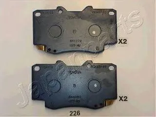 JAPANPARTS PA226AF Колодки торм.диск.