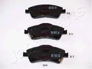 JAPANPARTS PA244AF Колодки торм. Auris 2.0 (07-)