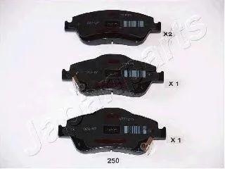 JAPANPARTS PA250AF Колодки торм. Toyota AURIS