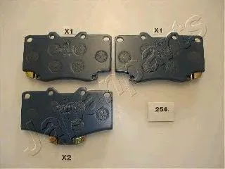 JAPANPARTS PA254AF Колодки торм.передние Toyota Hi-Lux Landcruiser 4 Runner