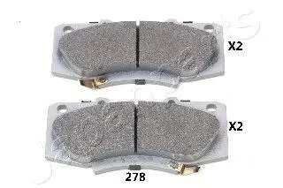 JAPANPARTS PA278AF Колодки торм.диск.