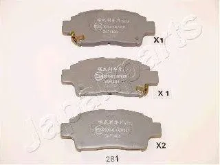 JAPANPARTS PA281AF Колодки торм.передние