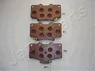 JAPANPARTS PA291AF Колодки торм.передние Toyota 4 Runner