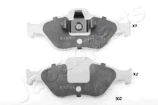 JAPANPARTS PA302AF Колодки торм. дисковые