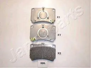 JAPANPARTS PA326AF Колодки торм.передние Mazda 323 BFBW 85-89