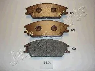 JAPANPARTS PA339AF Колодки торм.передние Lantra Pony Stellar 88->