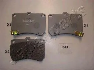 JAPANPARTS PA341AF Колодки торм.передние Mazda 121 DB 323 MX3 90-96