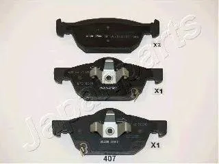 JAPANPARTS PA407AF Колодки торм.