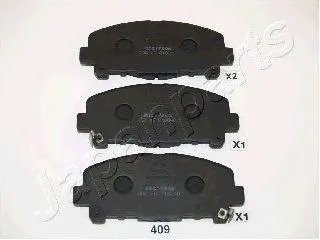 JAPANPARTS PA409AF Колодки торм. диск Accord IX