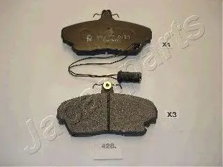 JAPANPARTS PA428AF Колодки торм.передние Honda legend 2 52 7 HS 86-87