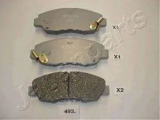 JAPANPARTS PA493AF Колодки торм.передние Honda Accord CB3 90->