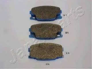 JAPANPARTS PA514AF Колодки торм.диск. mi canter