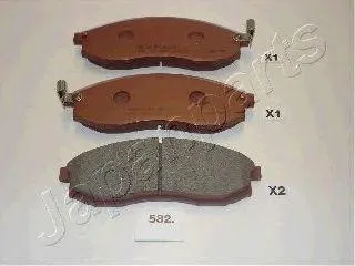 JAPANPARTS PA582AF Колодки торм. дисковые