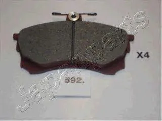 JAPANPARTS PA592AF Колодки торм.передние Mitsubishi Carisma 1 6 95->