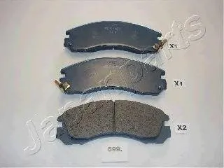JAPANPARTS PA599P Колодки торм диск premeium