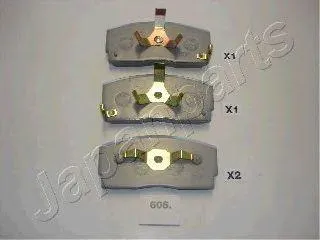 JAPANPARTS PA606AF Колодки торм.передние Daihatsu Applause Charade 89->