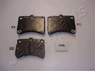 JAPANPARTS PA608AF Колодки торм.диск.