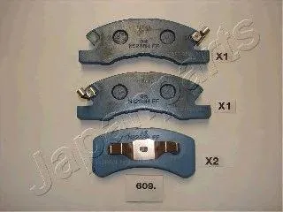 JAPANPARTS PA609AF Колодки торм.диск.