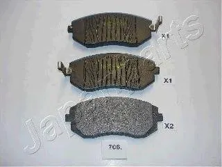 JAPANPARTS PA706AF Колодки торм.