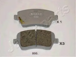 JAPANPARTS PA800AF Колодки торм.диск.