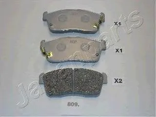 JAPANPARTS PA809AF Колодки торм. Daihatsu Subaru Suzuki SIRIONJUSTYIGNIS передн.
