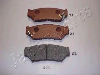 JAPANPARTS PA897AF Колодки торм.передние Suzuki Vitara