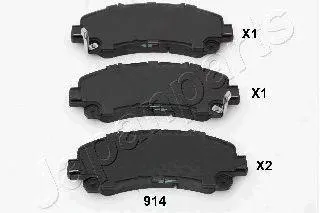 JAPANPARTS PA914AF Колодки торм.передние