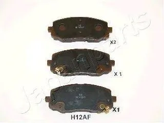 JAPANPARTS PAH12AF Колодки торм.