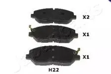 JAPANPARTS PAH22AF Колодки торм.передние