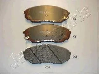 JAPANPARTS PAK08AF Колодки торм. дисковые