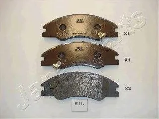 JAPANPARTS PAK11AF Колодки торм.диск.