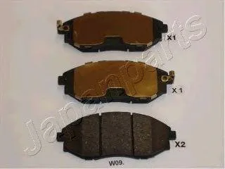 JAPANPARTS PAW09AF Колодки торм.диск.