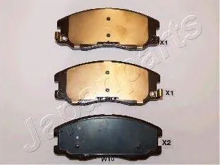 JAPANPARTS PAW10AF Колодки торм.диск.