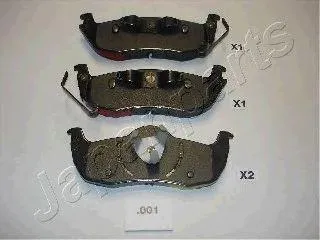 JAPANPARTS PP001AF Колодки торм.диск.