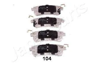 JAPANPARTS PP104AF Колодки торм.задние